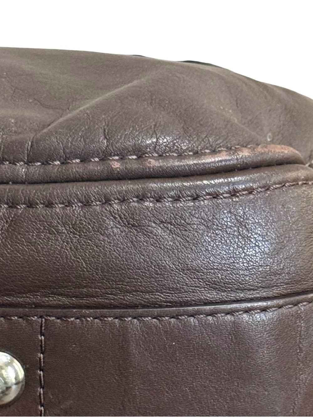 Authenticated Coach Vintage Zoe Glove-Tanned Leather Shoulder Bag in Brown! COA! - Picture 12 of 13